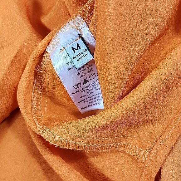 Luxe Size M Drawstring Dress Euro Summer - Picture 12 of 14